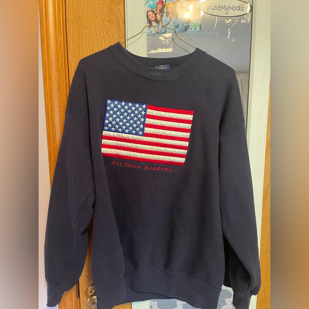 oversized air force academy crewneck